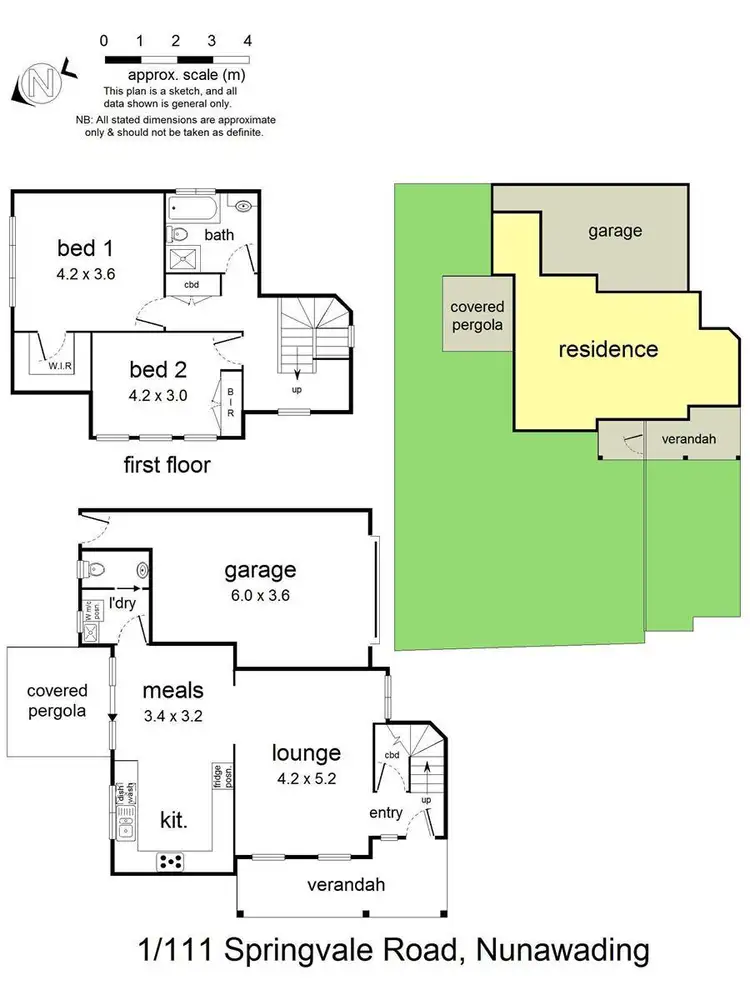 Floorplan of Homely house listing, 1/111 Springvale Road, Nunawading VIC 3131