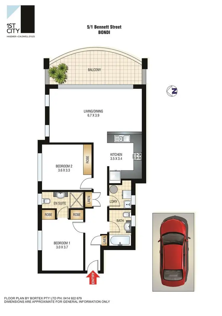 Floorplan of Homely apartment listing, 5/1 Bennett Street, Bondi NSW 2026