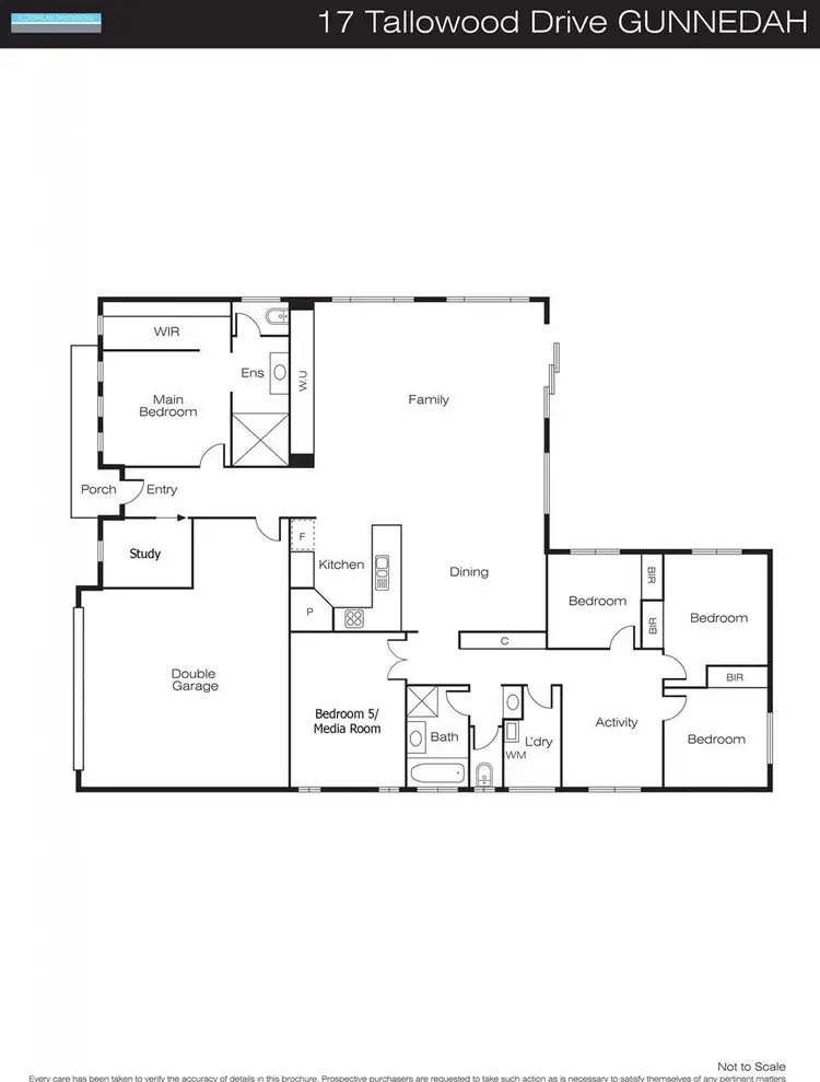 Floorplan of Homely house listing, 17 Tallowwood Drive, Gunnedah NSW 2380