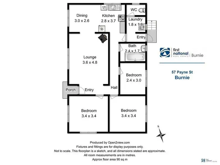 Floorplan of Homely house listing, 57 Payne Street, Acton TAS 7320