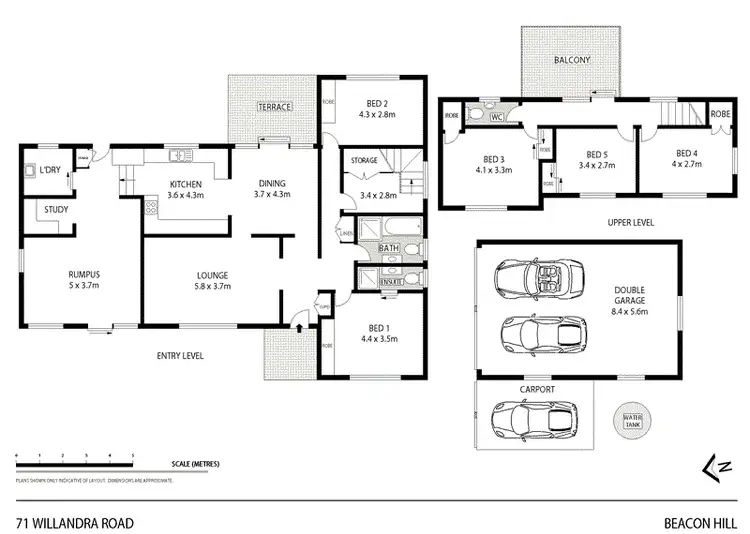 Floorplan of Homely house listing, 71 Willandra Road, Beacon Hill NSW 2100
