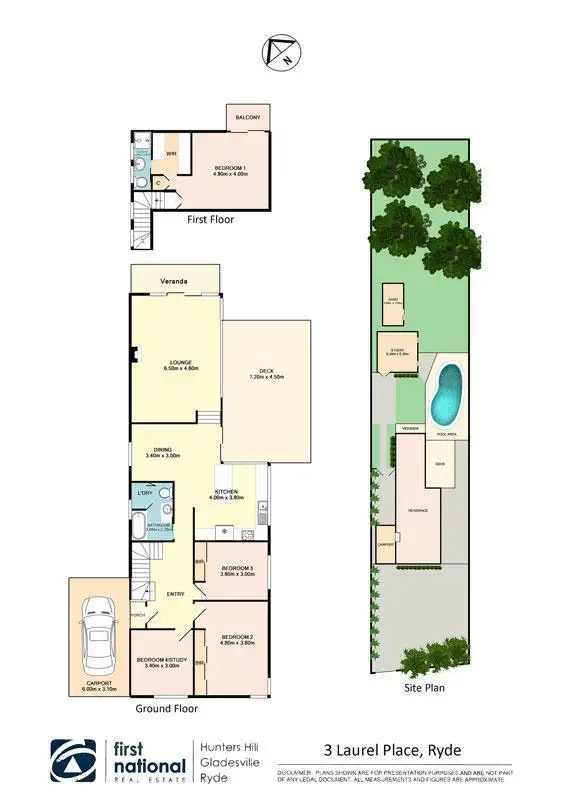Floorplan of Homely house listing, 3 Laurel Place, Ryde NSW 2112