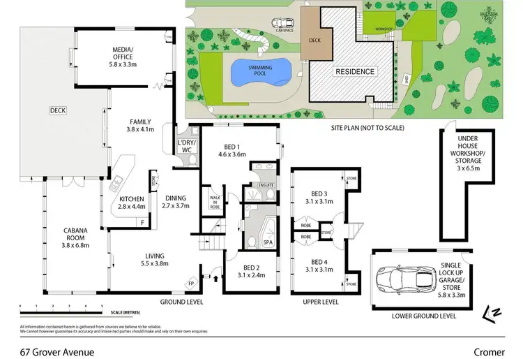 Floorplan of Homely house listing, 67 Grover Avenue, Cromer NSW 2099