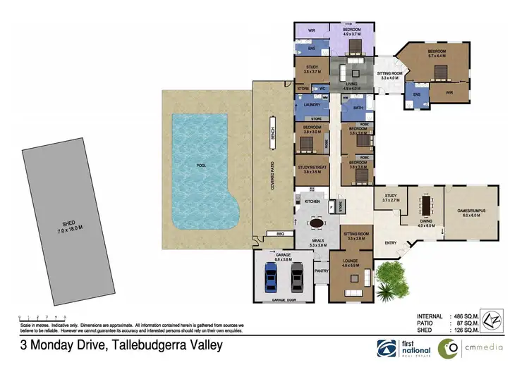 Floorplan of Homely house listing, 3 Monday Drive, Tallebudgera Valley QLD 4228