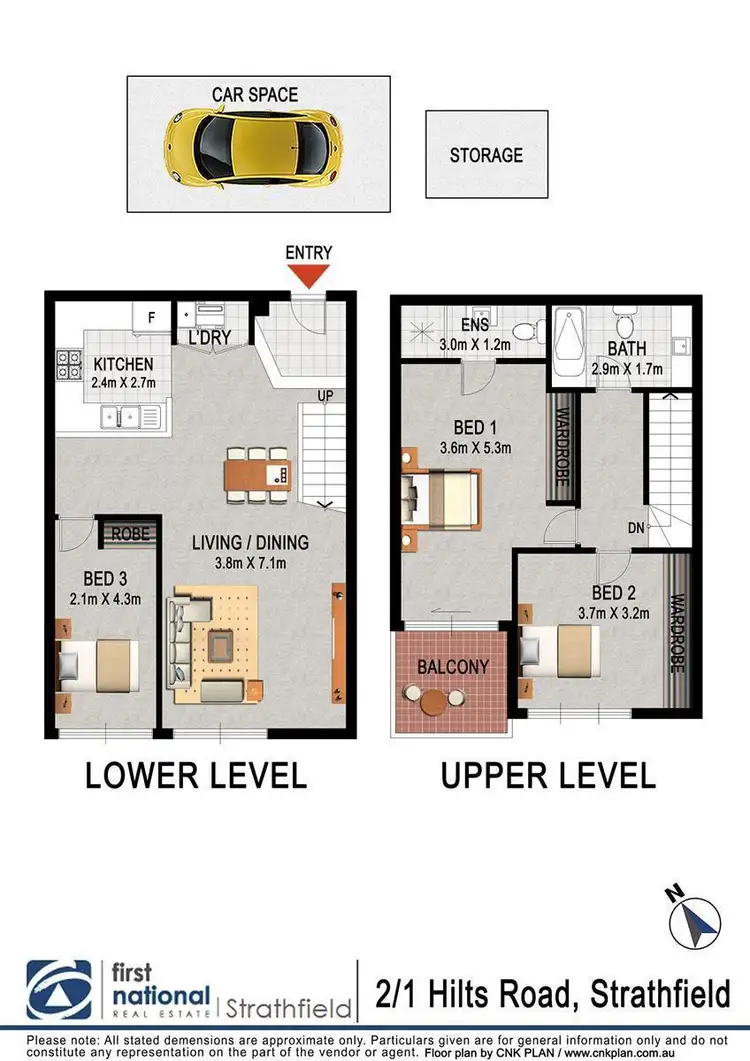 Floorplan of Homely apartment listing, 2/1-5 Hilts Road, Strathfield NSW 2135