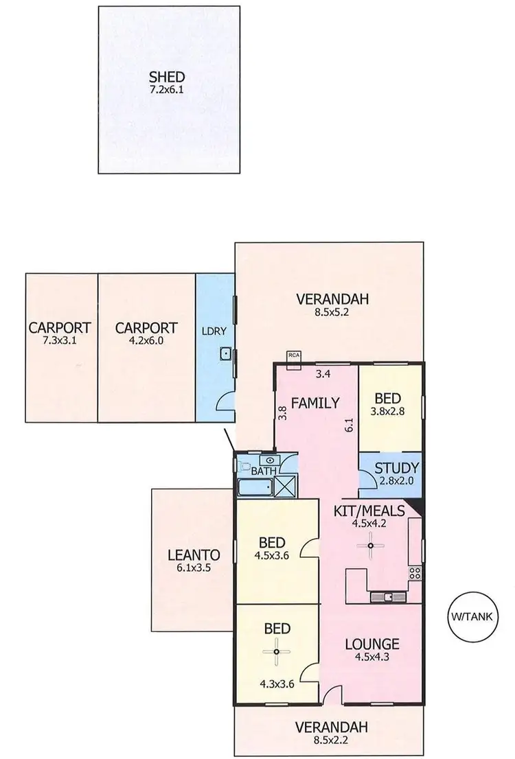 Floorplan of Homely house listing, 17 Mitchell Avenue, Murray Bridge SA 5253