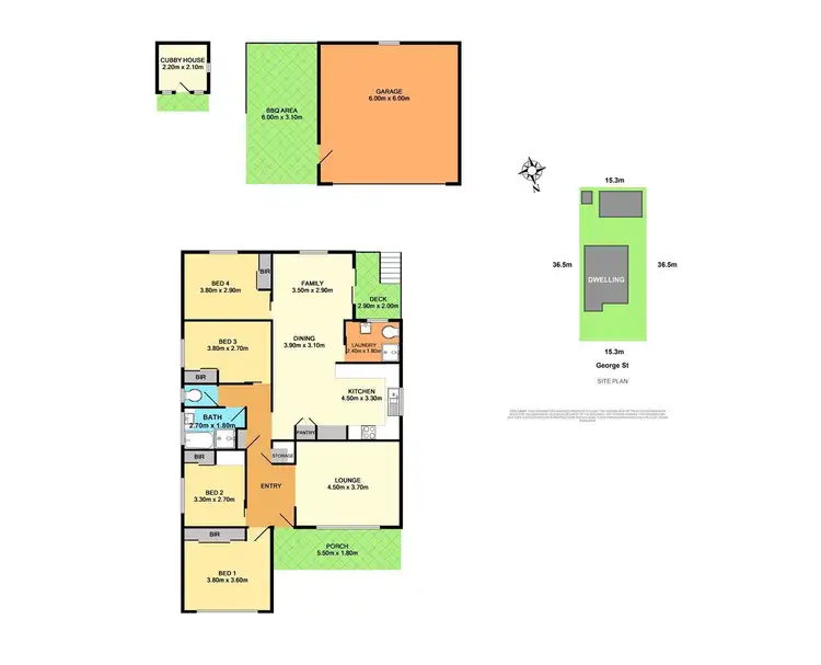 Floorplan of Homely house listing, 62 George Street, Barnsley NSW 2278