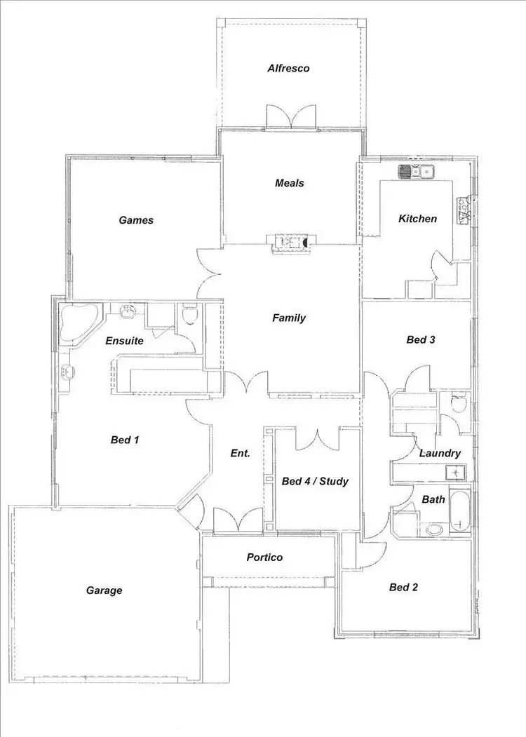 Floorplan of Homely house listing, 33 Rosewell Green, Wanneroo WA 6065