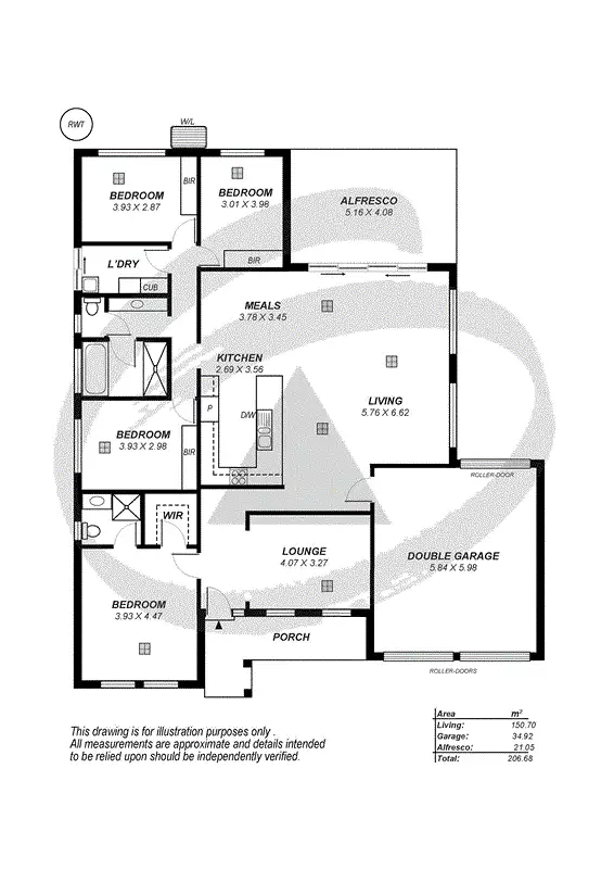 Floorplan of Homely house listing, 59 Majestic Drive, Mount Barker SA 5251