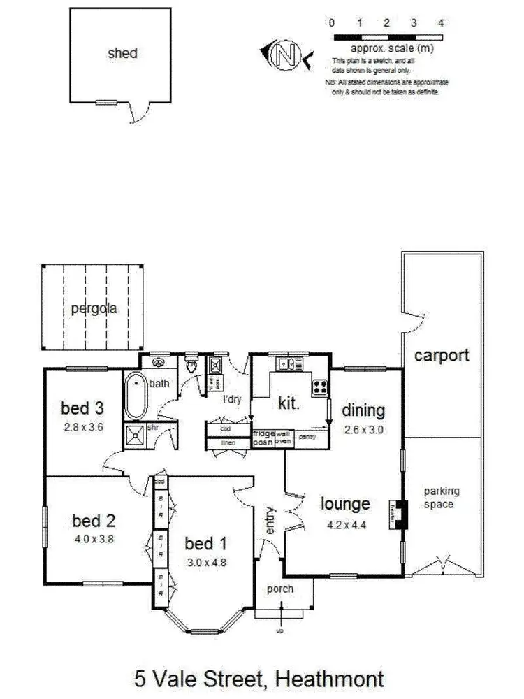 Floorplan of Homely house listing, 5 Vale Street, Heathmont VIC 3135