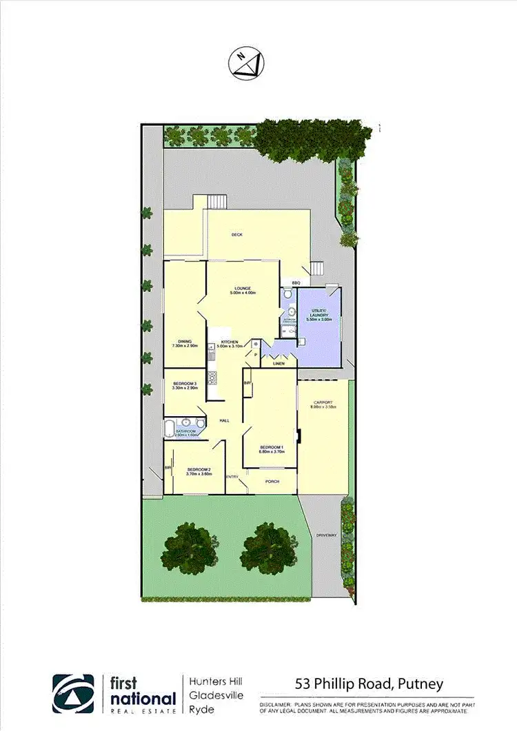 Floorplan of Homely house listing, 53 Phillip Road, Putney NSW 2112