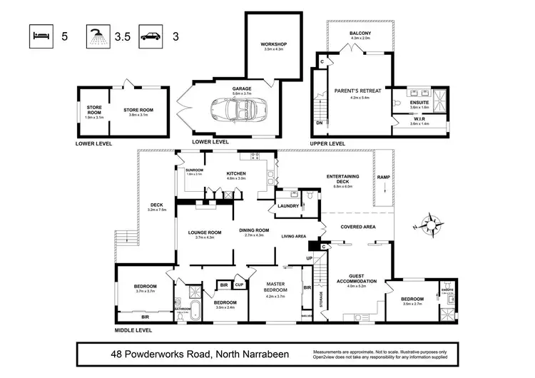 Floorplan of Homely house listing, 48 Powderworks Road, North Narrabeen NSW 2101