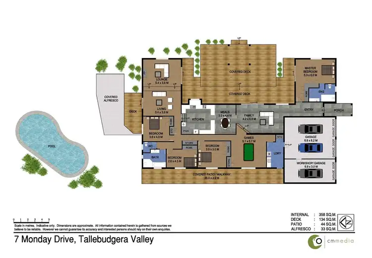 Floorplan of Homely house listing, 7 Monday Drive, Tallebudgera Valley QLD 4228