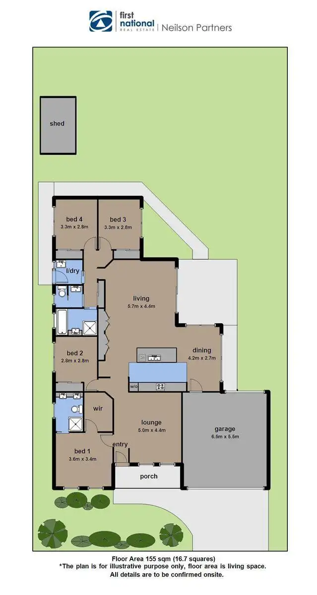 Floorplan of Homely house listing, 46 Thunderbolt Drive, Cranbourne East VIC 3977