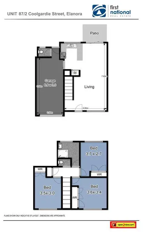 Floorplan of Homely townhouse listing, 87/2 Coolgardie Street, Elanora QLD 4221