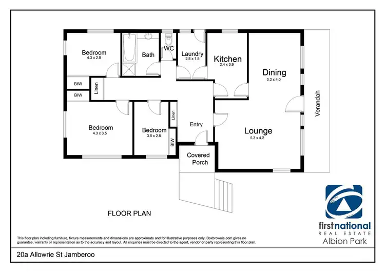 Floorplan of Homely house listing, 20 Allowrie Street, Jamberoo NSW 2533