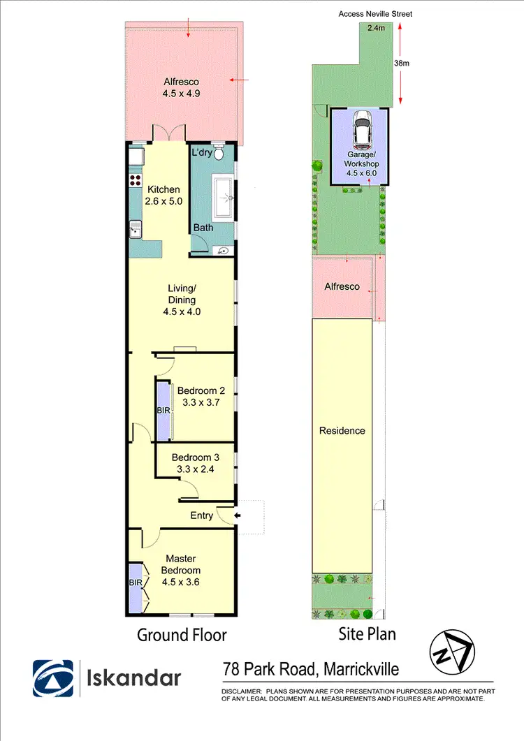 Floorplan of Homely house listing, 78 Park Road, Marrickville NSW 2204