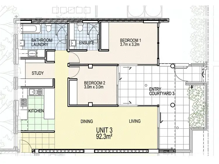 Floorplan of Homely unit listing, Address available on request