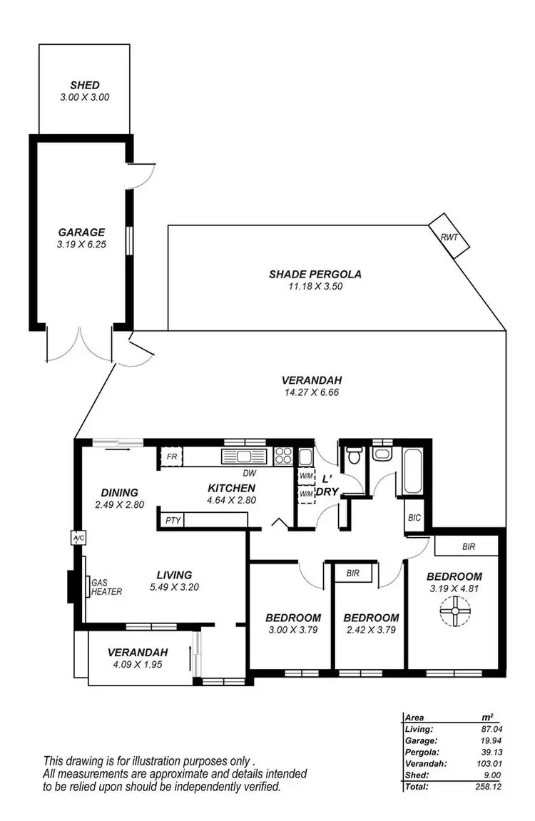 Floorplan of Homely house listing, 62 Wallala Avenue, Park Holme SA 5043