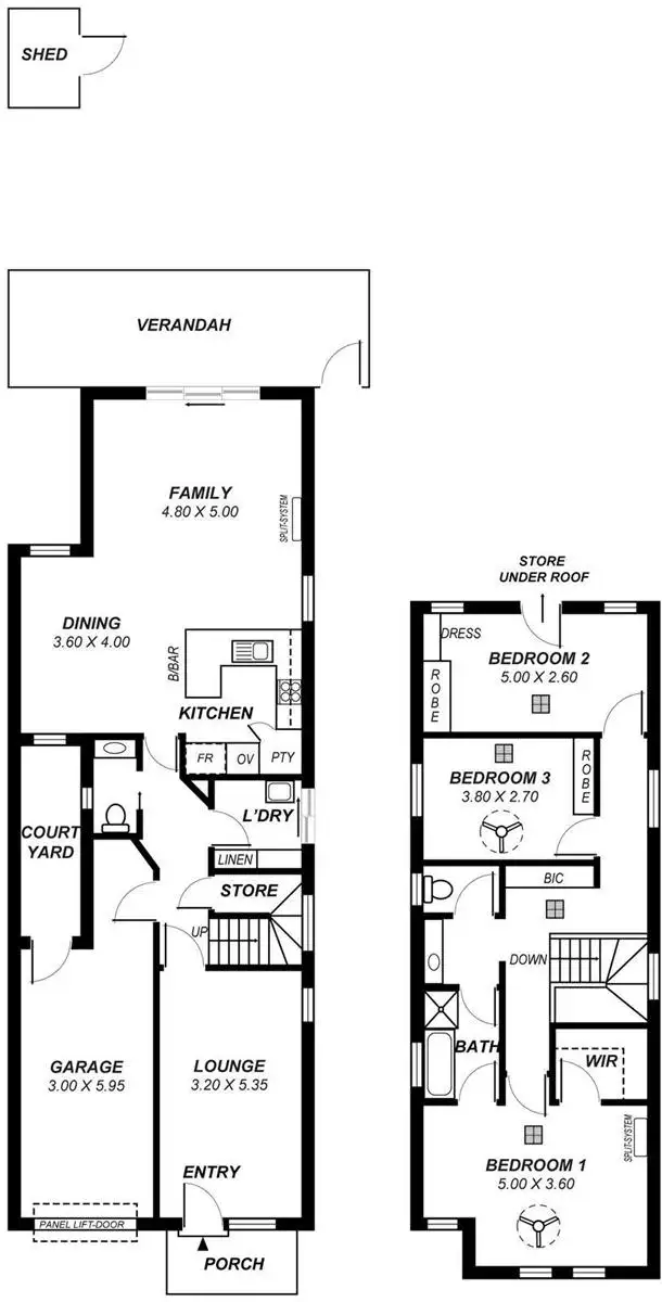 Floorplan of Homely townhouse listing, 60 Goodwin Circuit, Golden Grove SA 5125