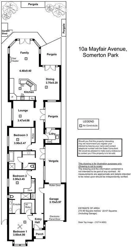 Floorplan of Homely house listing, 10A Mayfair Avenue, Somerton Park SA 5044