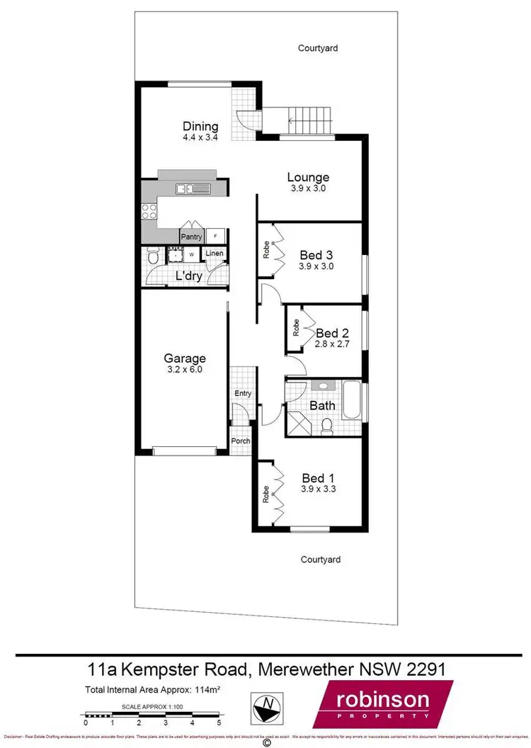 Floorplan of Homely villa listing, 11A Kempster Road, Merewether NSW 2291