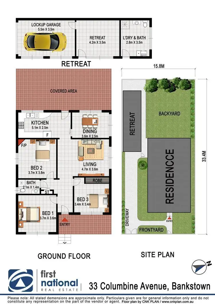 Floorplan of Homely house listing, 33 Columbine Avenue, Bankstown NSW 2200