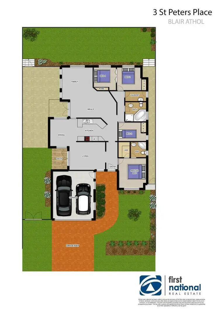 Floorplan of Homely house listing, 3 St Peter Place, Blair Athol NSW 2560