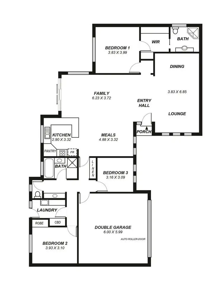 Floorplan of Homely house listing, 4B Harrow Road, Somerton Park SA 5044