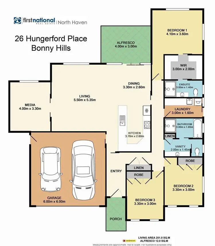 Floorplan of Homely house listing, 26 Hungerford Place, Bonny Hills NSW 2445
