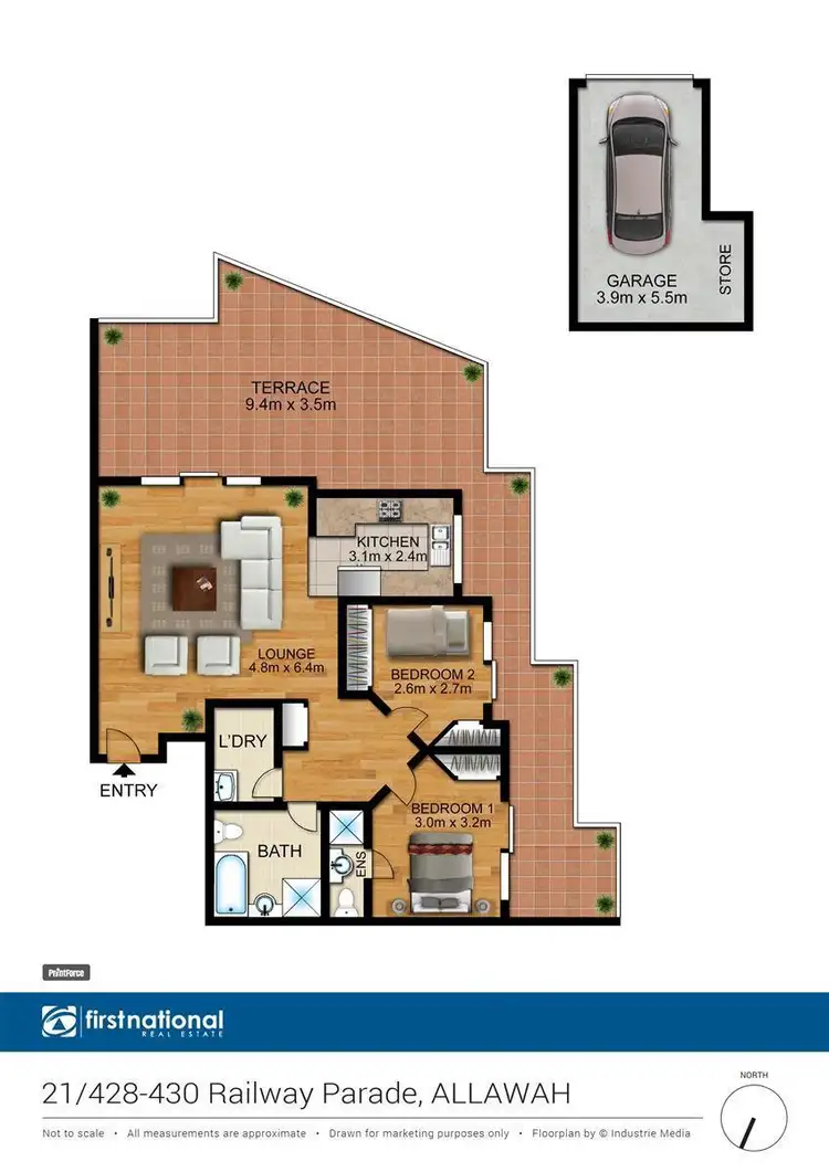 Floorplan of Homely apartment listing, 21/428-430 Railway Parade, Allawah NSW 2218