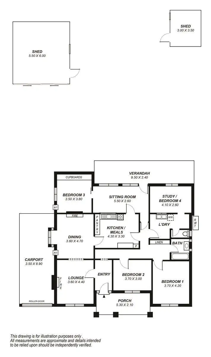 Floorplan of Homely house listing, 33 Belmore Terrace, Woodville Park SA 5011