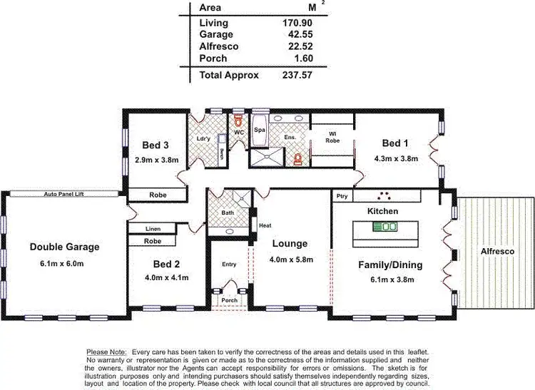 Floorplan of Homely house listing, 52 Linden Avenue, Hazelwood Park SA 5066