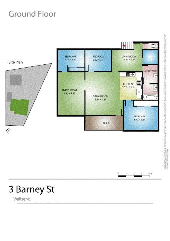 Floorplan of Homely house listing, 3 Barney Street, Wallsend NSW 2287