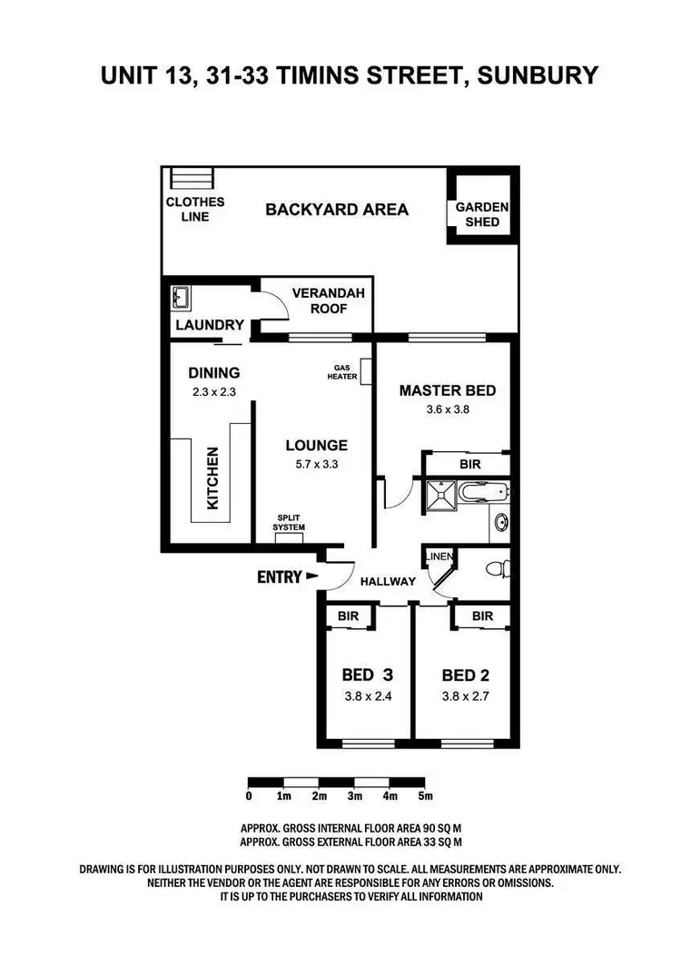 Floorplan of Homely unit listing, 13/31-33 Timins Street, Sunbury VIC 3429