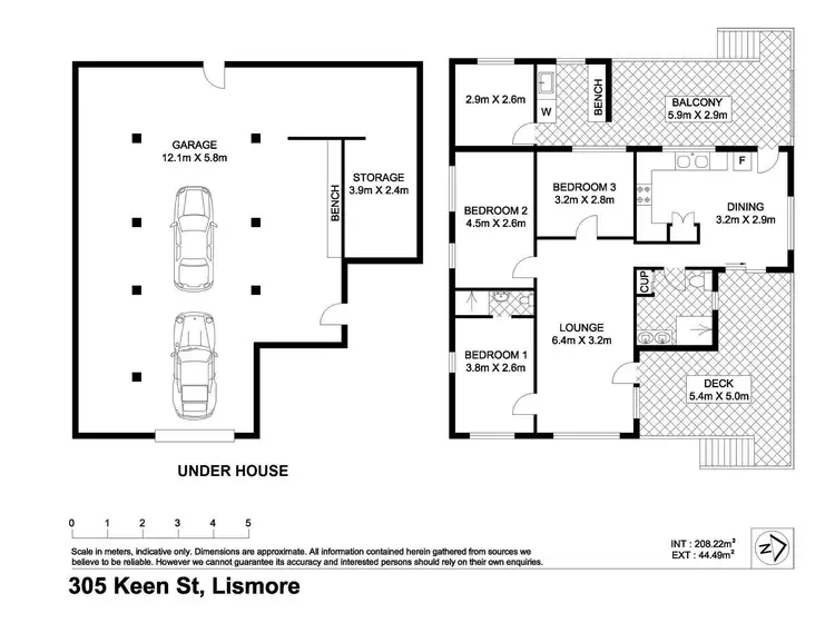 Floorplan of Homely house listing, 305 Keen Street, Lismore NSW 2480