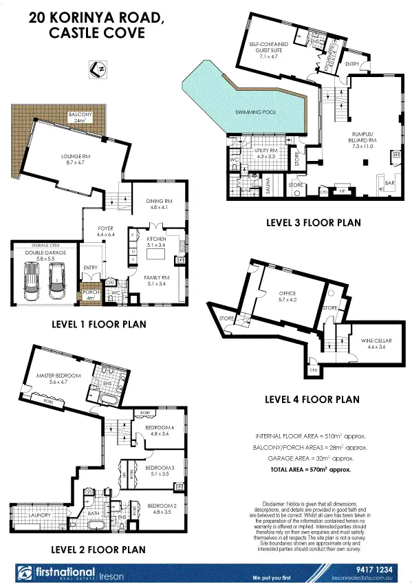 Floorplan of Homely house listing, 20 Korinya Road, Castle Cove NSW 2069