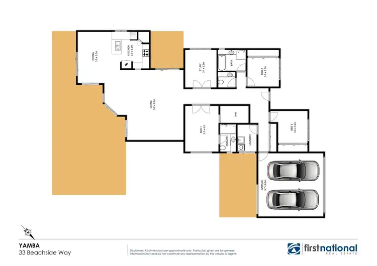 Floorplan of Homely house listing, 33 Beachside Way, Yamba NSW 2464
