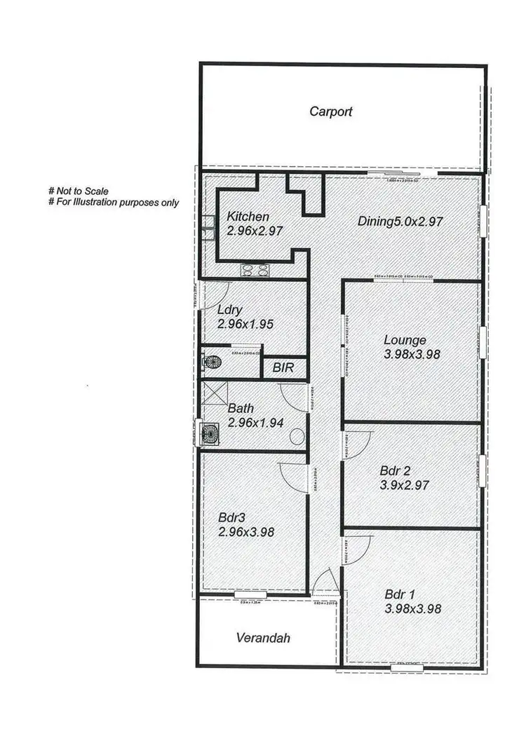 Floorplan of Homely house listing, 43 Park Terrace, Edithburgh SA 5583