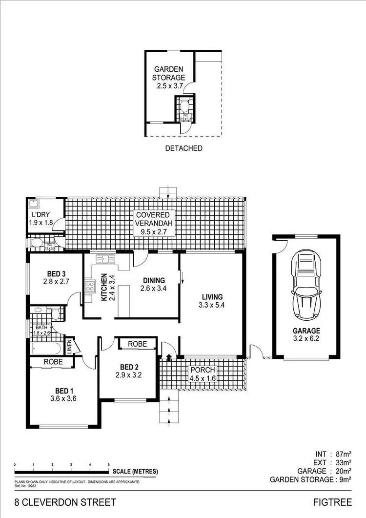 Floorplan of Homely house listing, 8 Cleverdon Street, Figtree NSW 2525