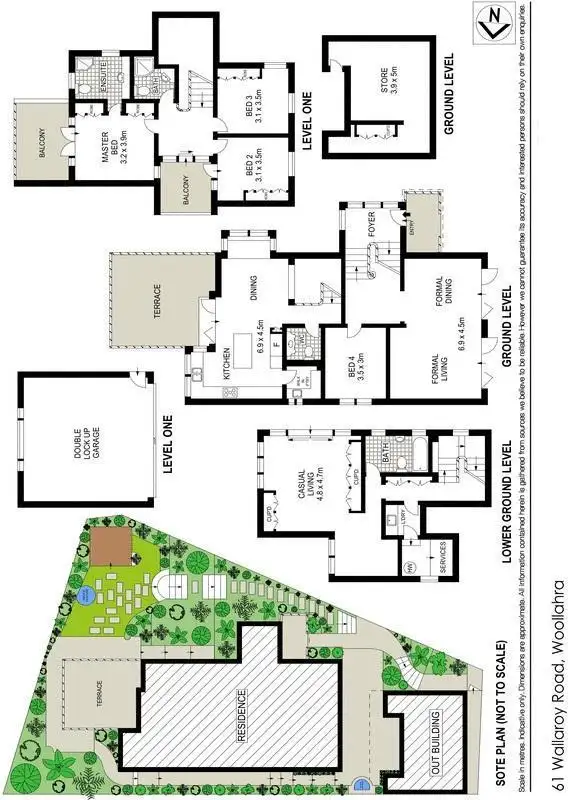 Floorplan of Homely house listing, 61 Wallaroy Road, Woollahra NSW 2025