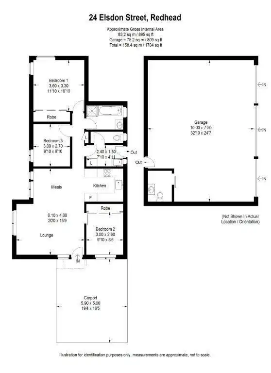 Floorplan of Homely house listing, 24 Elsdon Street, Redhead NSW 2290