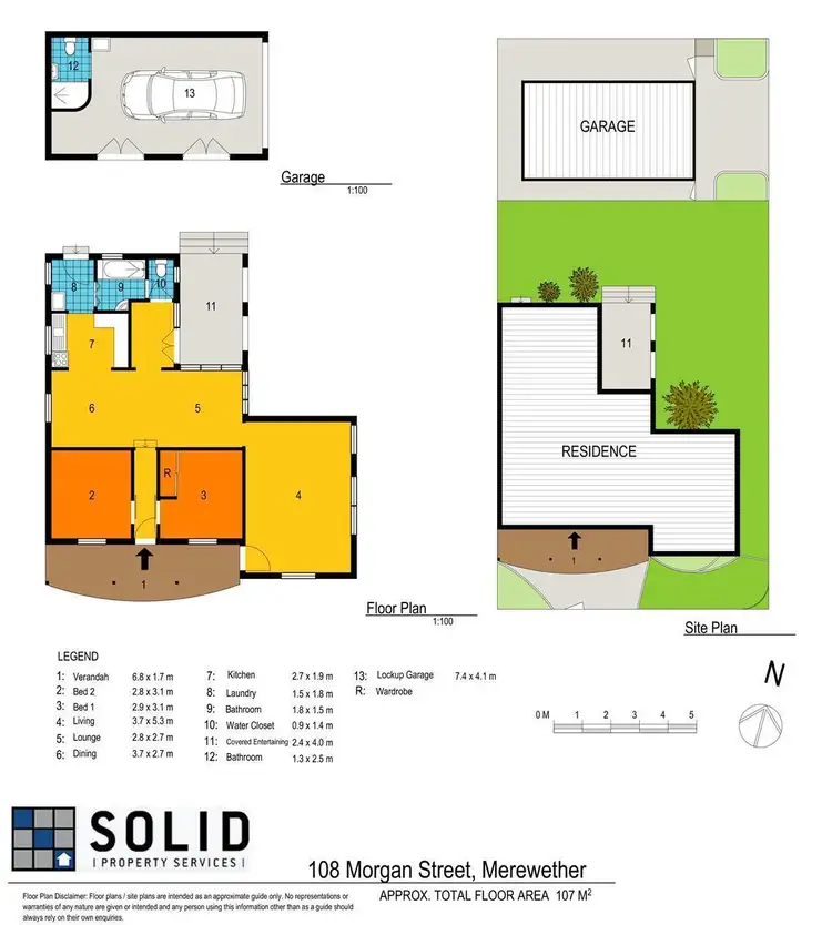 Floorplan of Homely house listing, 108 Morgan Street, Merewether NSW 2291