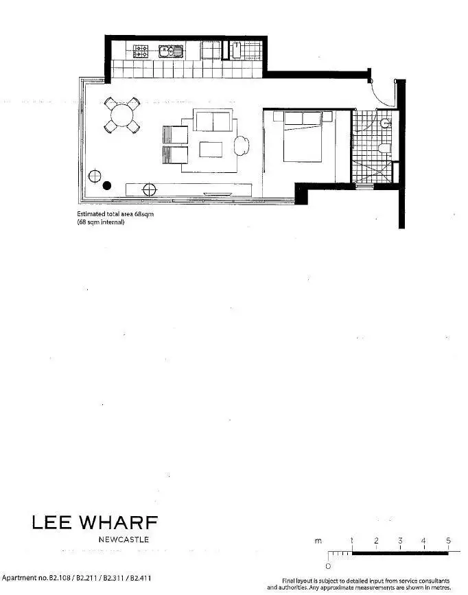 Floorplan of Homely apartment listing, 108/4 Honeysuckle Drive, Newcastle NSW 2300