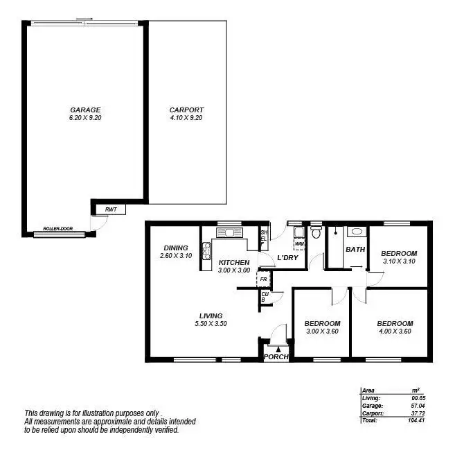 Floorplan of Homely house listing, 26 Tom Groggin Drive, Younghusband SA 5238