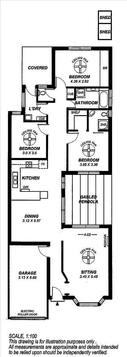 Floorplan of Homely house listing, 4B Albion Terrace, Campbelltown SA 5074