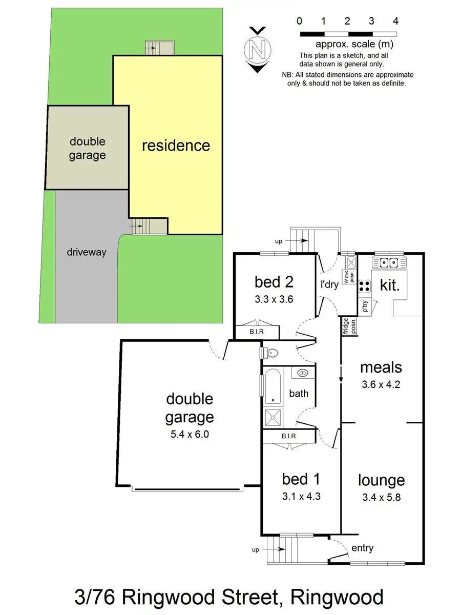 Floorplan of Homely unit listing, 3/76 Ringwood Street, Ringwood VIC 3134
