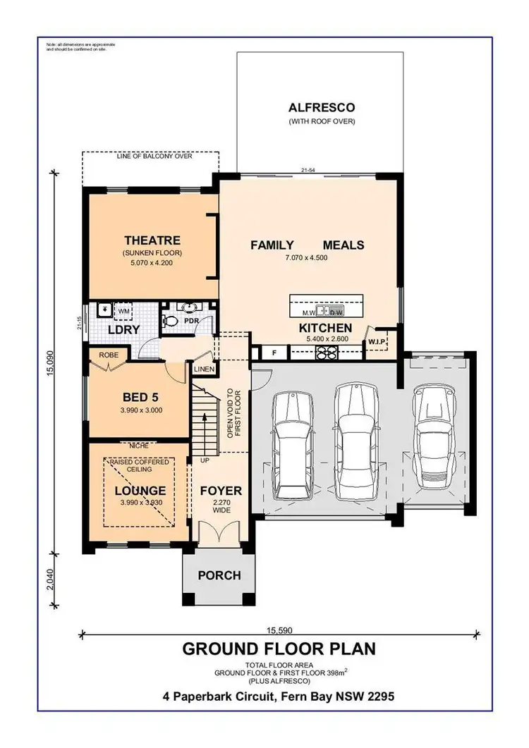 Floorplan of Homely house listing, 4 Paperbark Court, Fern Bay NSW 2295