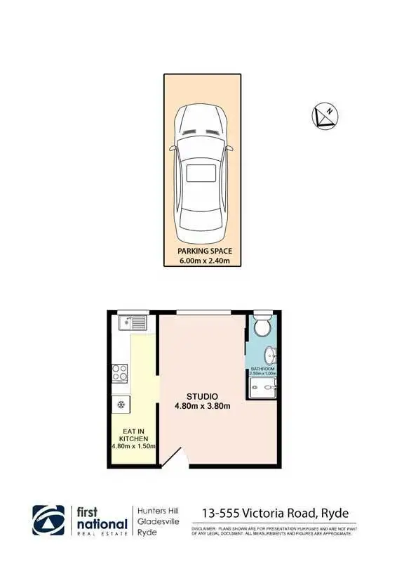 Floorplan of Homely apartment listing, 13/555 Victoria Road, Ryde NSW 2112