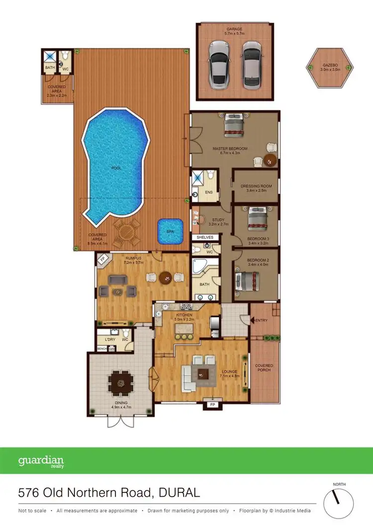 Floorplan of Homely house listing, 576 Old Northern Road, Dural NSW 2158